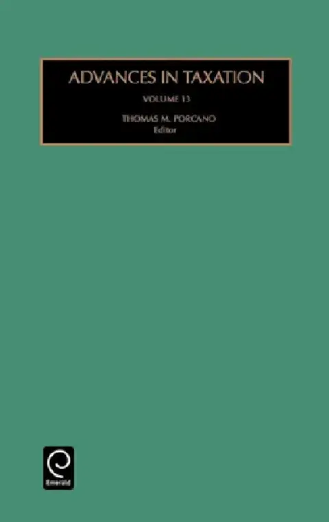 Cover of Advances in Taxation