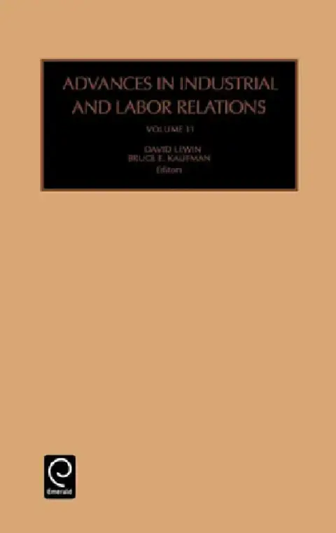 Cover of Advances in Industrial and Labor Relations