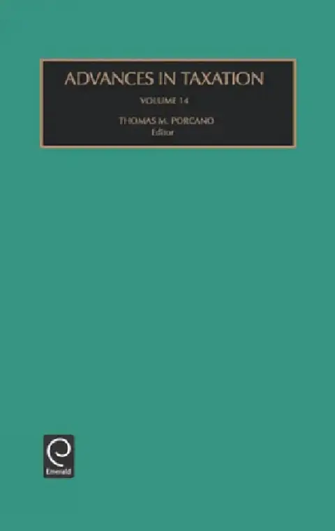 Cover of Advances in Taxation