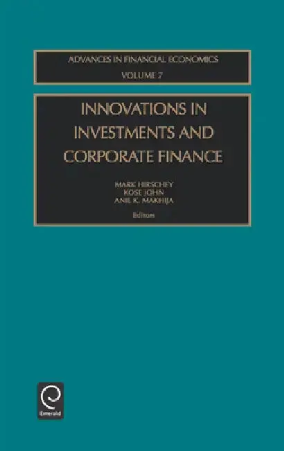 Cover of Innovations in Investments and Corporate Finance