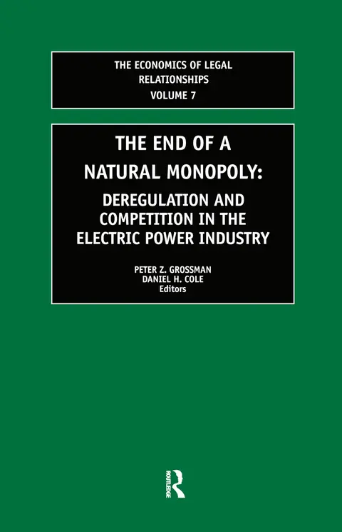 Cover of The End of a Natural Monopoly