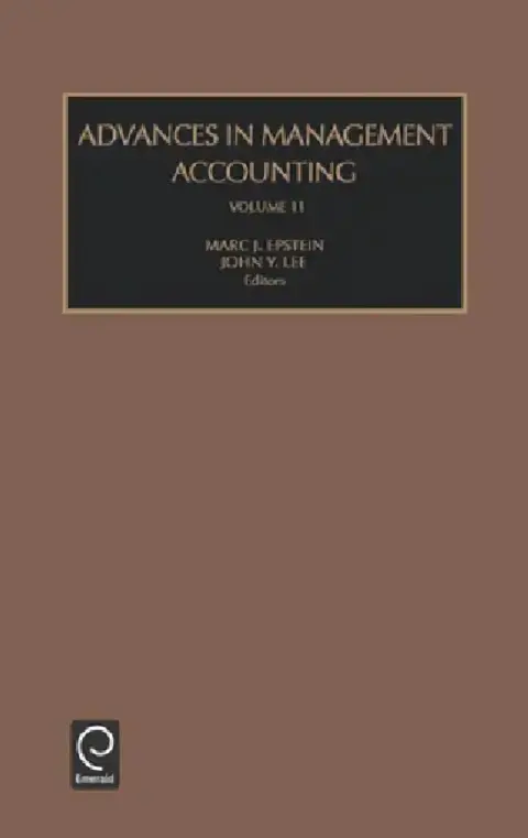 Cover of Advances in Management Accounting