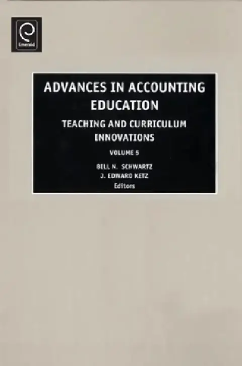Cover of Advances in Accounting Education