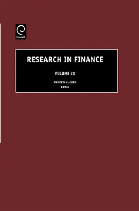 Cover of Research in Finance