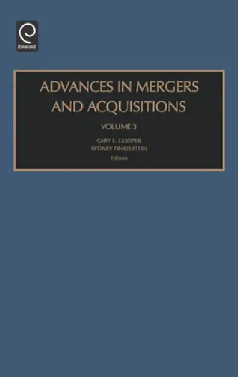 Cover of Advances in Mergers and Acquisitions