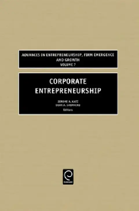 Cover of Corporate Entrepreneurship
