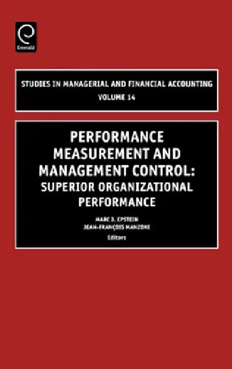 Cover of Performance Measurement and Management Control