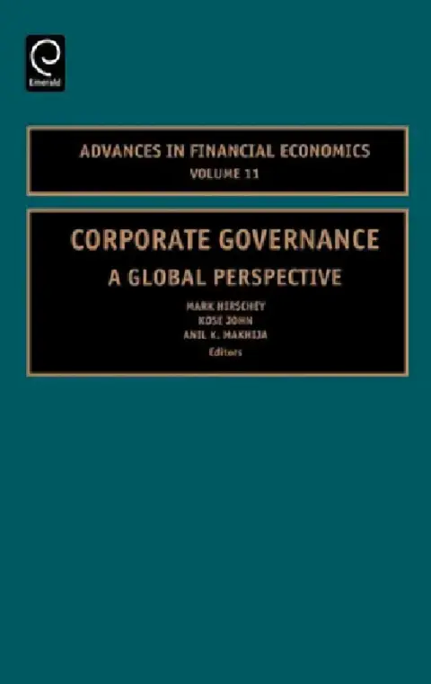 Cover of Corporate Governance