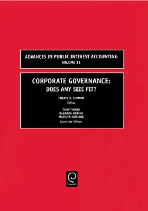 Cover of Corporate Governance