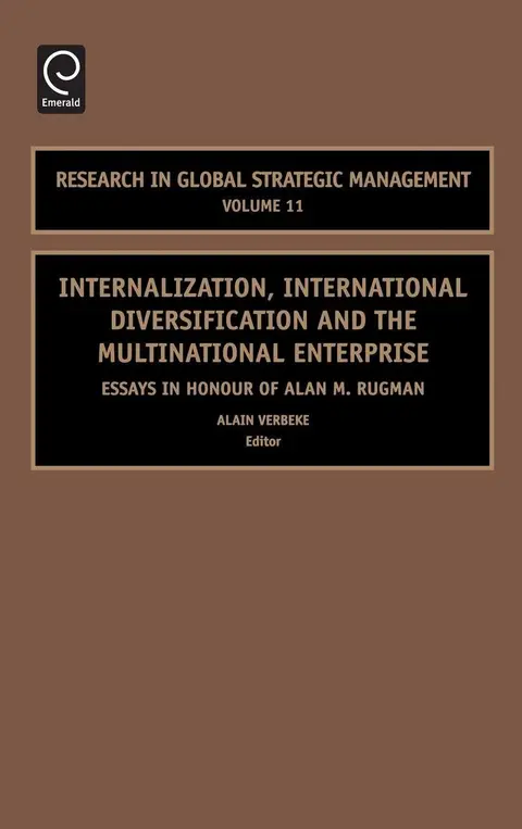 Cover of Internalization, International Diversification and the Multinational Enterprise