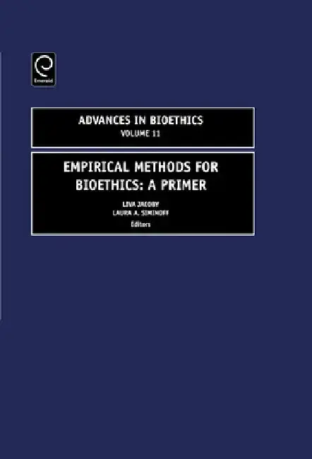 Cover of Empirical Methods for Bioethics