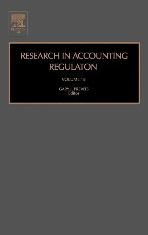Cover of Research in Accounting Regulation