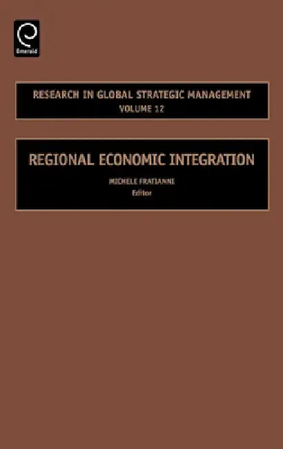 Cover of Regional Economic Integration