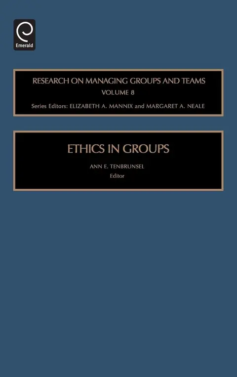 Cover of Ethics in Groups