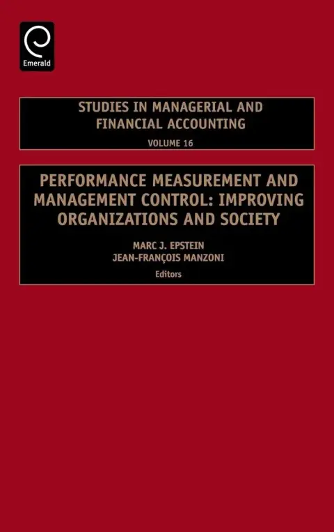 Cover of Performance Measurement and Management Control