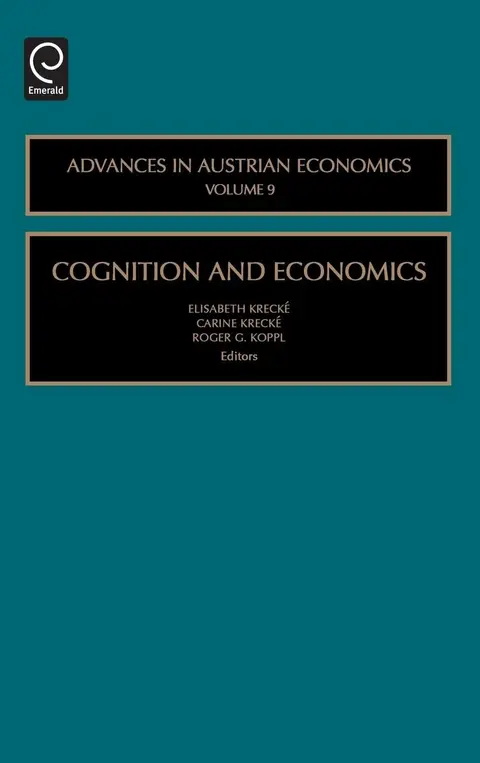 Cover of Cognition and Economics