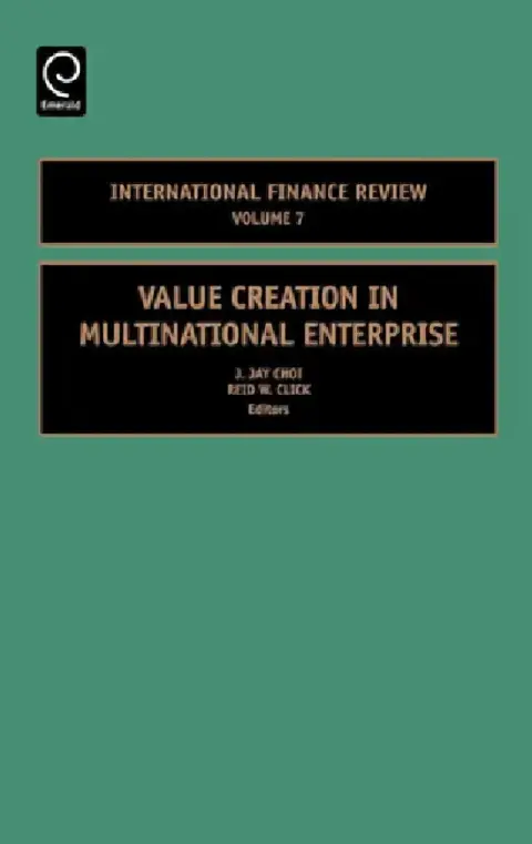 Cover of Value Creation in Multinational Enterprise