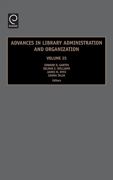 Cover of Advances in Library Administration and Organization