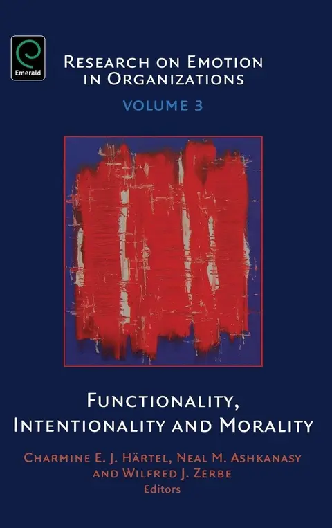 Cover of Functionality, Intentionality and Morality