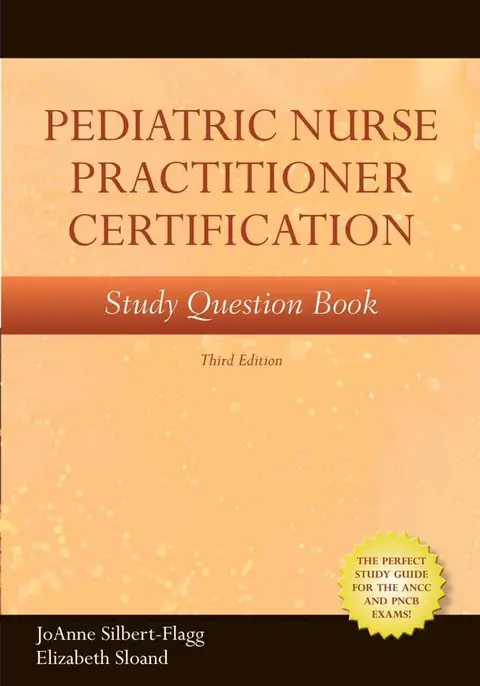 Cover of Pediatric Nurse Practitioner Certification Study Question Book