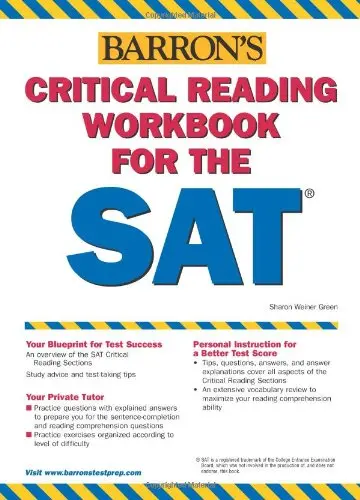 Cover of Critical Reading Workbook for the SAT