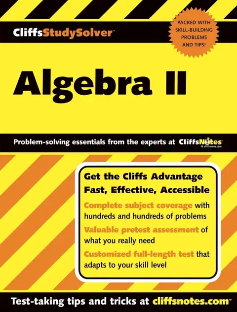 Cover of CliffsStudySolverTM Algebra II