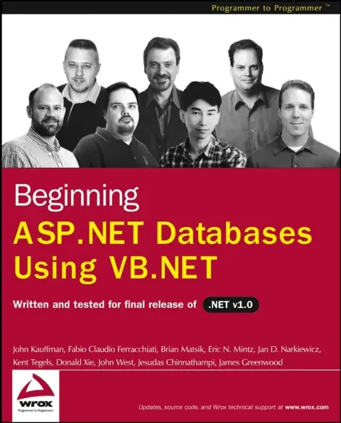 Cover of Beginning ASP.NET Databases Using VB.NET