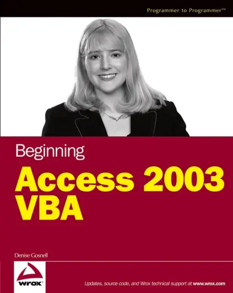 Cover of Beginning Access 2003 VBA