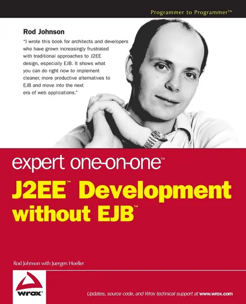 Cover of Expert One-on-One J2EE Development without EJB