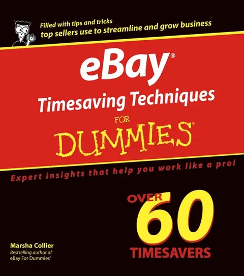 Cover of eBay Timesaving Techniques for Dummies