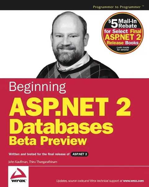Cover of Beginning ASP.NET 2.0 Databases