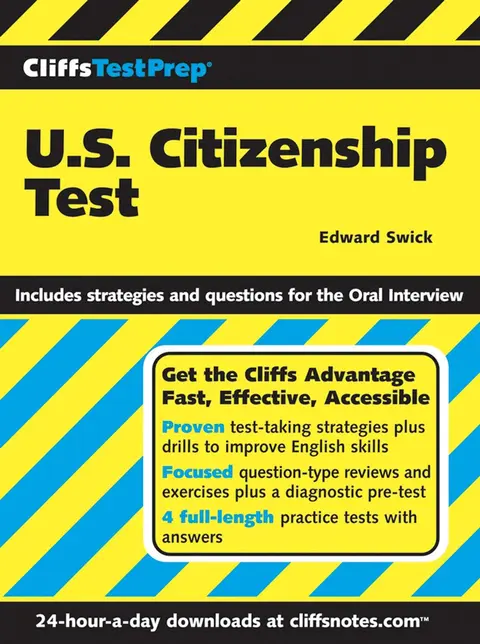 Cover of CliffsTestPrep U.S. Citizenship Test