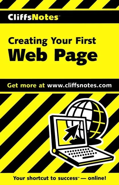 Cover of CliffsNotes® Creating Your First Web Page