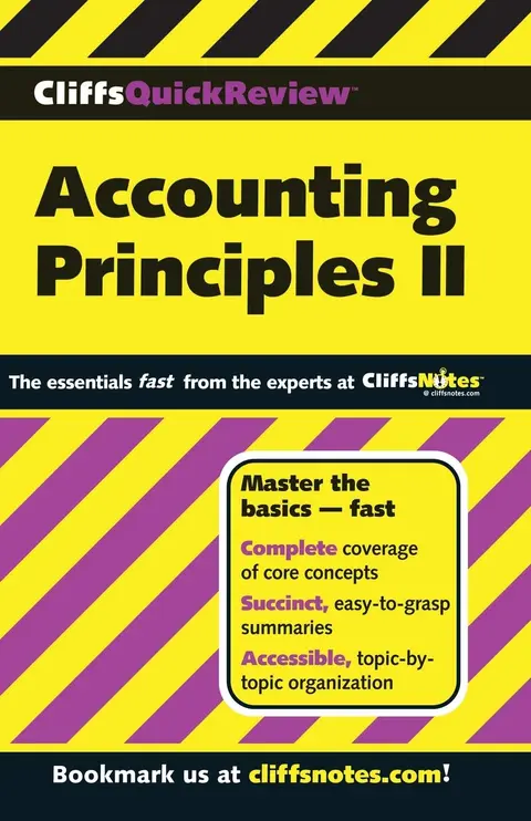 Cover of CliffsQuickReview Accounting Principles II