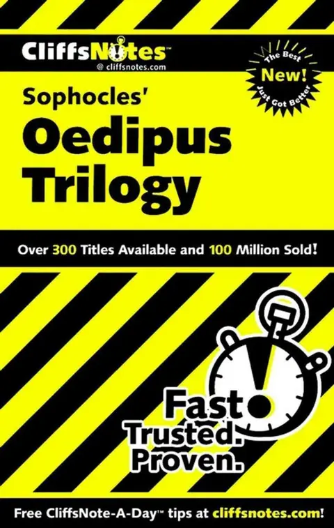 Cover of Cliffsnotes Sophocles' Oedipus Trilogy