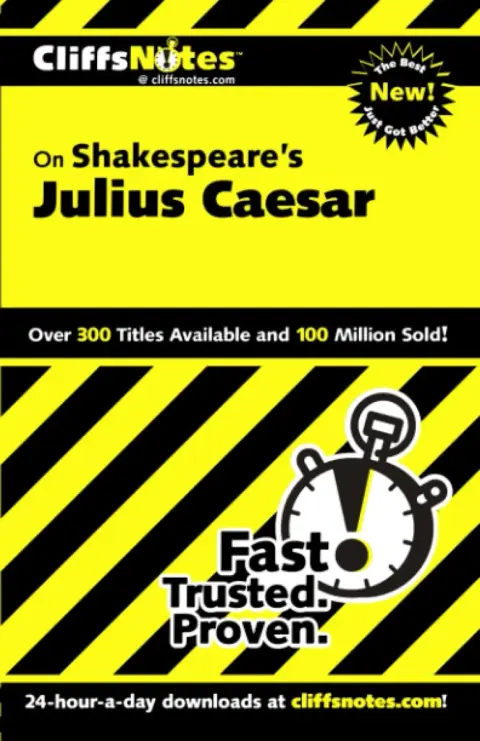 Cover of Cliffsnotes Julius Caesar