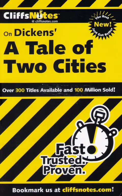 Cover of Cliffsnotes on Dickens' a Tale of Two Cities