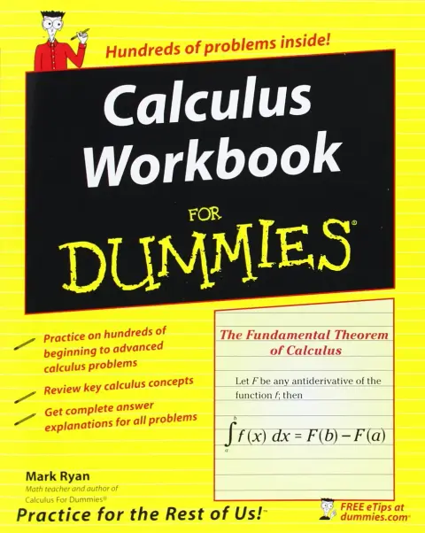 Cover of Calculus Workbook for Dummies