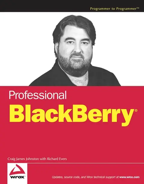 Cover of Professional BlackBerry