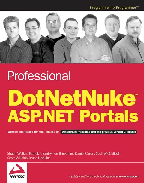 Cover of Professional DotNetNuke ASP.NET Portals