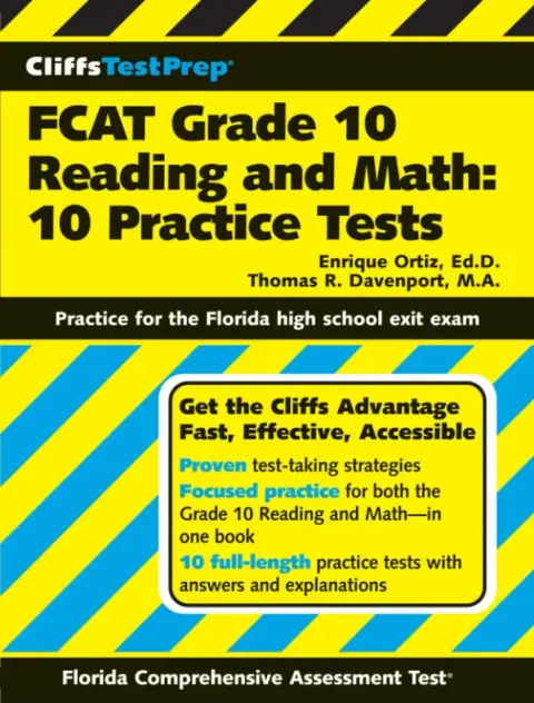 Cover of CliffsTestPrep FCAT Grade 10 Reading and Math