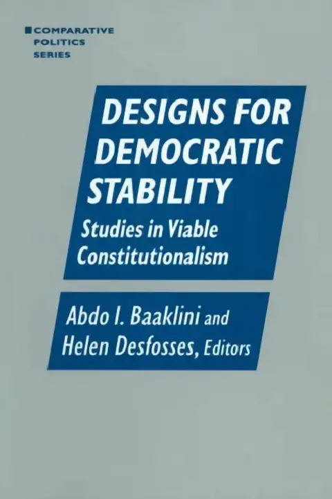 Cover of Designs for Democratic Stability