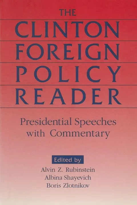 Cover of The Clinton Foreign Policy Reader