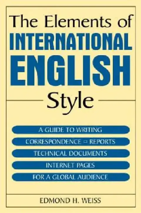 Cover of The Elements of International English Style