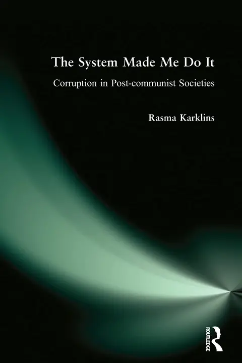 Cover of The System Made Me Do It
