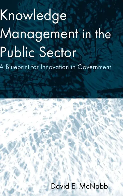 Cover of Knowledge Management in the Public Sector