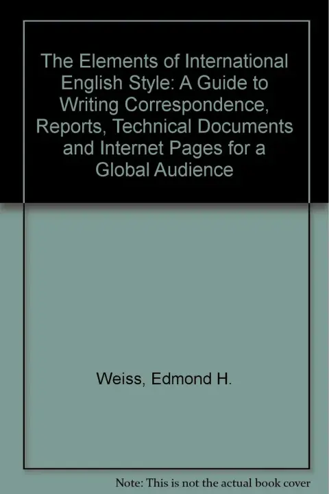 Cover of The Elements of International English Style