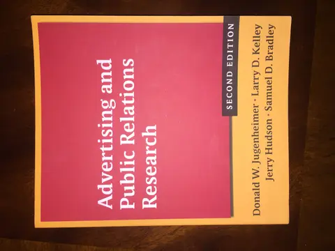 Cover of Advertising and Public Relations Research