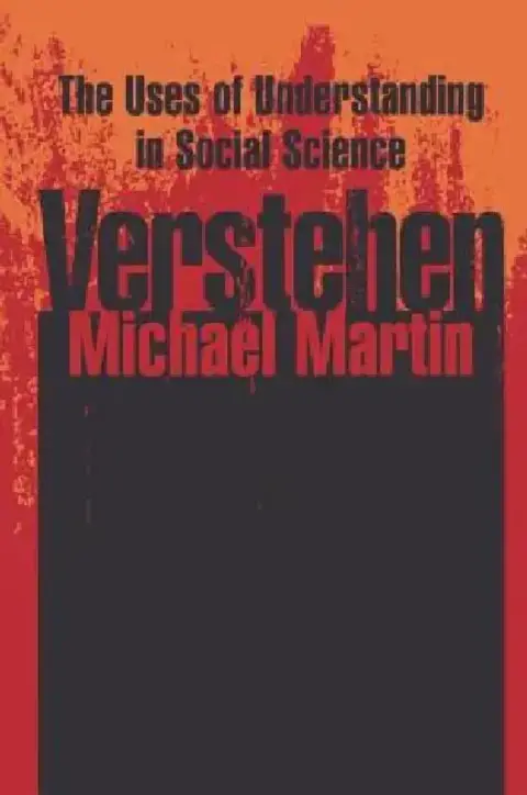 Cover of Verstehen