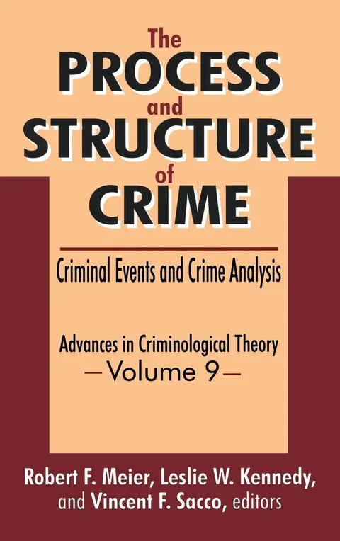 Cover of The Process and Structure of Crime